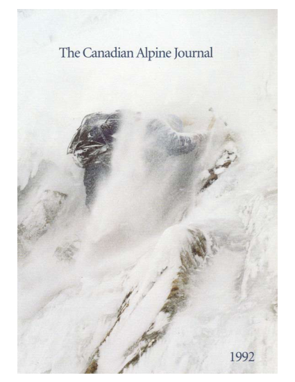 Canadian Alpine Journal 1992 cover